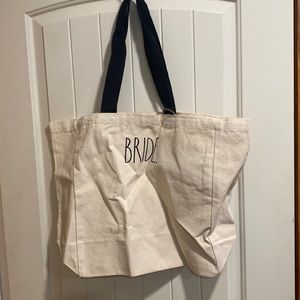 Rae Dunn Bride Canvas totes bag